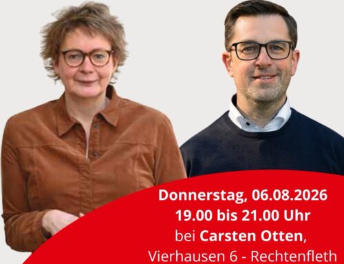Carportgespräch mit Daniela Behrens in Rechtenfleth